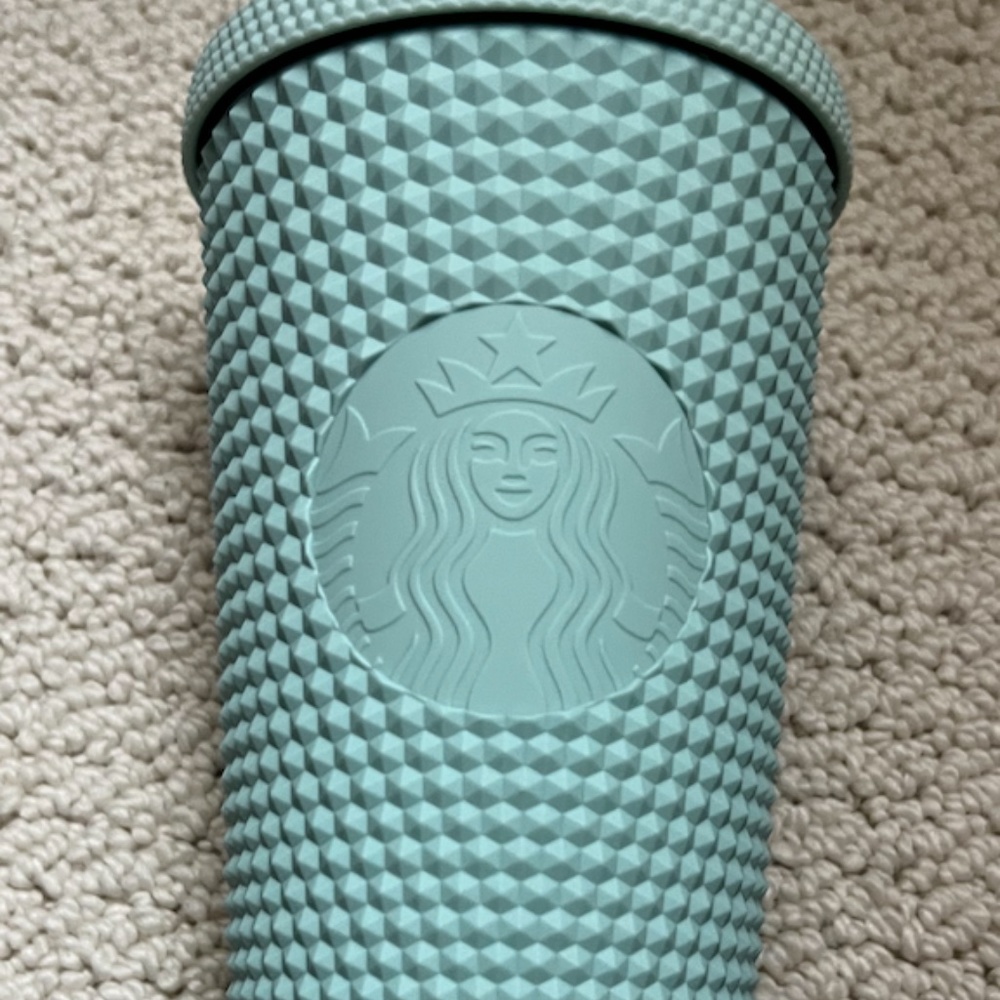 brand new rare green studded grande tumbler starbucks